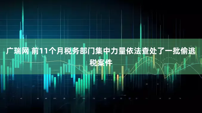 广瑞网 前11个月税务部门集中力量依法查处了一批偷逃税案件